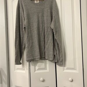 Buck Mason XXL Gray Long Sleeve Top
